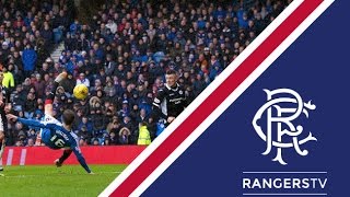 GOAL  Andy Halliday  Rangers 43 Queen of the South [upl. by Llenyr]