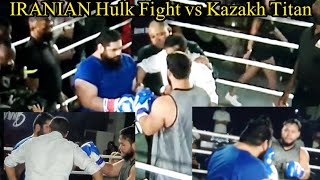 Iranian Hulk vs Kazakhstan Titan Fight Dubai  August 2022 [upl. by Lajet279]