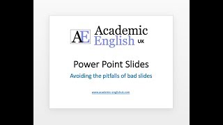 Academic Presentation Slides  improve your PPT slides [upl. by Yaeger]