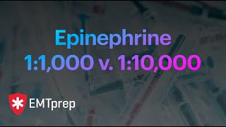 Epinephrine 11000 v 110000 [upl. by Enida96]