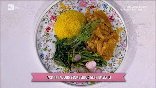 Tacchino al curry con verdurine primaverili  È sempre mezzogiorno  15032024 [upl. by Stefa758]