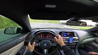 BMW 640d xDrive 313HP  POV 0100kmh Acceleration  dragy [upl. by Lasyrc783]