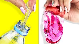 HAZ SLIME DE AGUA 💦 Probando Recetas SIN BORAX [upl. by Yemar]