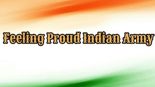 Feeling Proud Indian Army  Sumit Goswami Shanky Goswami Lyrics Video [upl. by O'Shee]