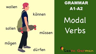 Learn German  German Grammar  Modalverben  Modal verbs  A1 [upl. by Ydoj]