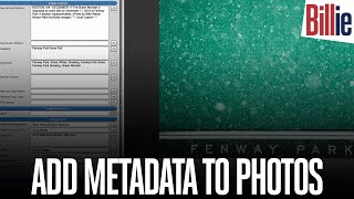 HOW TO Add METADATA To PHOTOS ORGANIZE Your ARCHIVE [upl. by Hugo]