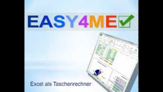 01 Excel als Taschenrechner  Easy4Meinfo [upl. by Woodring272]