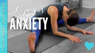 Yoga for Anxiety  20 Minute Practice  Yoga With Adriene [upl. by Ahsenaj]