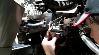 How to Replace the Carburetor on a Briggs amp Stratton Intek Engine Craftsman LT1000 [upl. by Ahsilif]