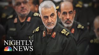 US Drone Strike Kills Top Iranian General Qassem Soleimani  NBC Nightly News [upl. by Armat]