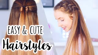 Easy amp Cute Hairstyles  Long Hair Hairstyles [upl. by Mott]