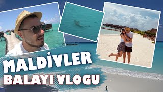 MALDİVLER BALAYI VLOG  KAMERAMIZ OKYANUSA DÜŞTÜ [upl. by Tinaret]