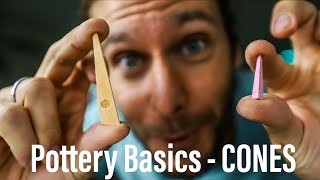 POTTERY BASICS  Measuring Temperature using CONES [upl. by Herstein]