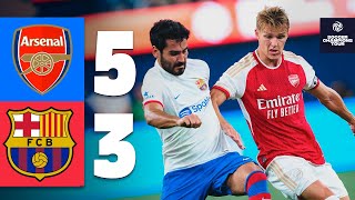 💥 HIGHLIGHTS I ARSENAL 53 BARÇA 💥 [upl. by Yarised]