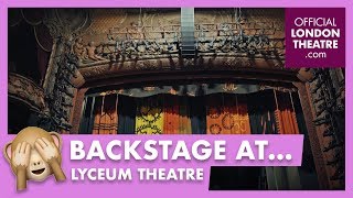 Backstage tour of the Lyceum Theatre [upl. by Scornik]