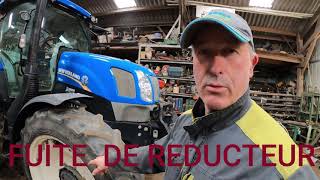 fuite réducteur sur tracteuragriculture [upl. by Assyl381]