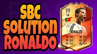 SBC SOLUTION CRISTIANO RONALDO 99  MADFUT 22 [upl. by Ubald]