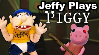 Jeffy Plays Piggy on ROBLOX  SUPER SCARY [upl. by Collayer]