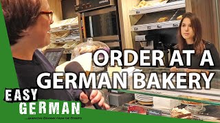 How to order something in a German bakery  Super Easy German 101 [upl. by Brunhilde]