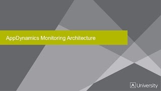 Overview of AppDynamics Monitoring Architecture [upl. by Cynthea]