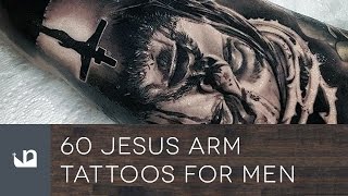 60 Jesus Arm Tattoos For Men [upl. by Rozina]