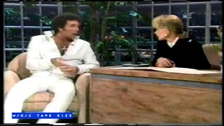 Tom Jones on quotThe Late Show With Joan Riversquot  Nov 11th 1986 [upl. by Neliak719]