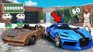 Shinchan And Franklin Supercar Upgrade Challenge In GTA 5 [upl. by Wendt621]