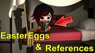 RWBY Chibi Season 1  EASTER EGGS REFERENCES amp FUN FACTS   EruptionFang [upl. by Barhos]