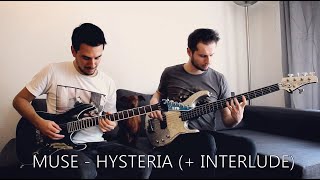 MUSE  Interlude  Hysteria GUITAR amp BASS COVER [upl. by Valaree]