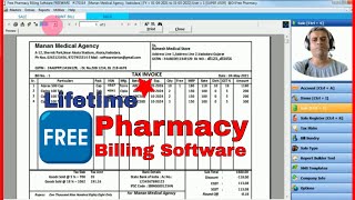 Free Pharmacy Billing Software Lifetime  Unlimited Invoices with Stock  Distributors amp Retailers [upl. by Della]