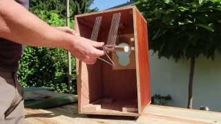 HOMEMADE CAJON  SNARE ASSEMBLY [upl. by Offen]