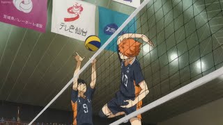 Hinata and Kageyama All Fast Attack Moments 🔥  Haikyuu Season 3 [upl. by Annoirb52]