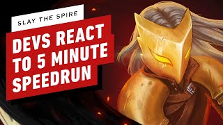 Slay the Spire Developers React to 5 Minute Speedrun [upl. by Mindi]