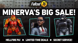 Fallout 76 Minerva BIG Sale Location  November 7th  11th [upl. by Ahsika]