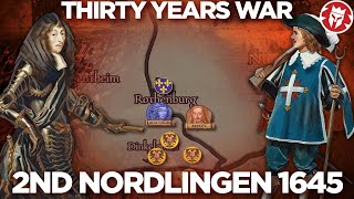 Battle of Nordlingen 1645  Thirty Years War DOCUMENTARY [upl. by Ademla]