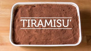 Italian TIRAMISU  Original Italian recipe 2min [upl. by Karol429]