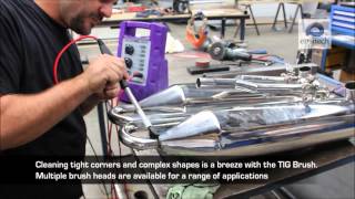 The Ensitech TIG Brush for Weld Cleaning [upl. by Yramanna]