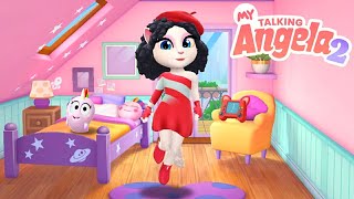 🇫🇷 🥐 Angela Goes to Paris 🇫🇷 🥐 NEW My Talking Angela 2 Gameplay [upl. by Obellia]