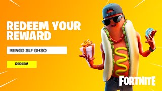 REDEEM THE FREE REWARD CODE in Fortnite New Free Items Codes [upl. by Ahsino]