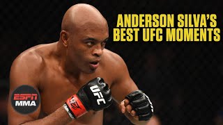 Anderson Silvas best UFC moments  ESPN MMA [upl. by Joly]