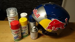 RED BULL Skihelm selbst gemacht  How to get your own RED BULL Helmet [upl. by Annahgiel]