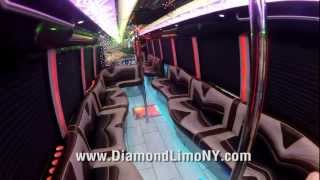 Diamond Edition Party bus 50 passenger [upl. by Asserat]