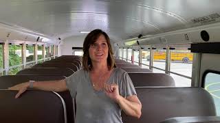 School Bus Pretrip training Part 2 inside the bus with brake tests [upl. by Dan]