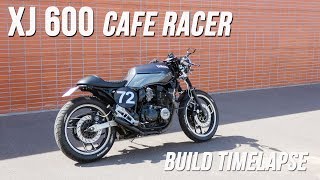 Cafe Racer Timelapse build  Yamaha XJ 600 FJ 600 [upl. by Aicinod354]