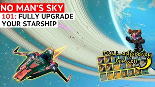 Starship Guide MAX Slots Class amp Tech  No Mans Sky [upl. by Agosto]