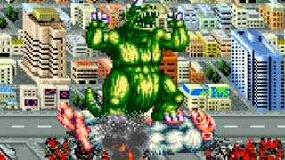 King of the Monsters Neo Geo AES Playthrough  NintendoComplete [upl. by Gibson]