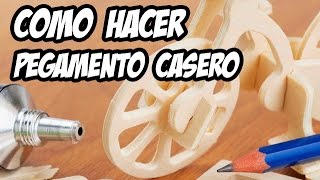 Como hacer pegamento casero  Engrudo [upl. by Yennek156]