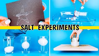 Salt experiments to do at home  Kitchen Science [upl. by Hachman]