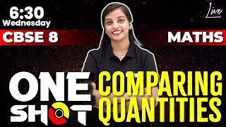 CBSE Class 8 Maths One Shot  Comparing Quantities  Chapter 8  Exam Winner [upl. by Borreri]