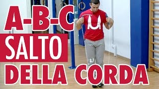 SALTO DELLA CORDA TUTORIAL ABC PER IMPARARE [upl. by Rehpinnej172]